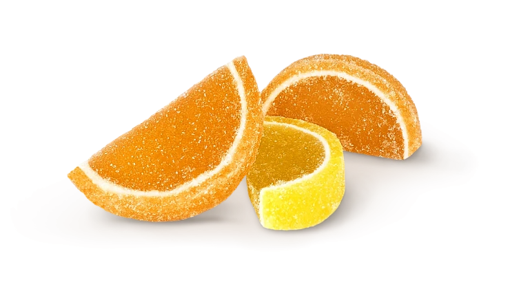 Мармелад "Дольки со вкусом апельсина и лимона"