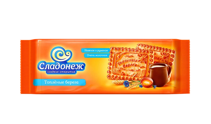 Печенье сахарное ТМ "Сладонеж" Топленые берега